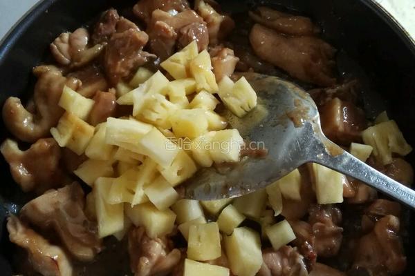 菠萝鸡的做法图解5