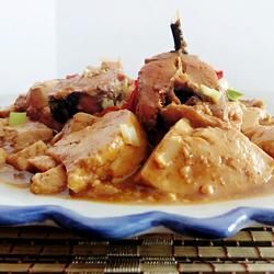 辣酱鳕鱼炖豆腐的做法[图]