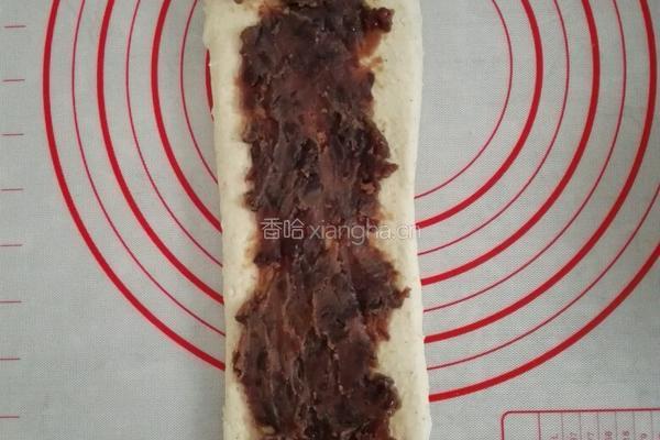 (冷藏汤种)豆沙蜜豆双拼薏仁土司的做法图解9