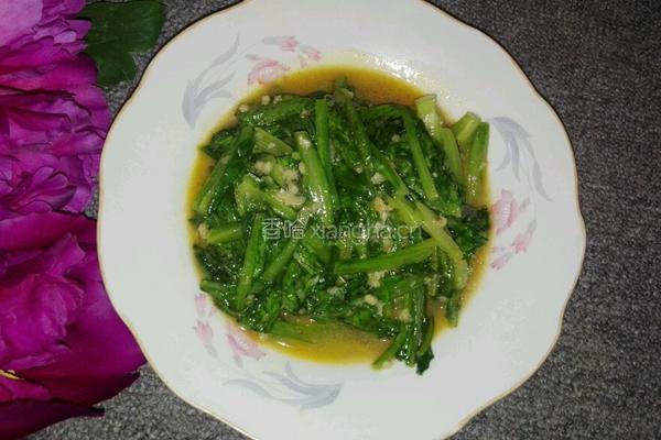 蒜蓉油麦菜的做法图解5