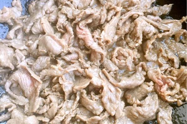 小炒牛肉的做法图解5
