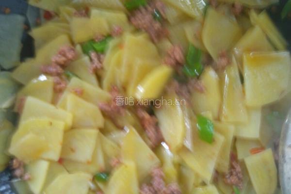 肉末土豆片的做法图解7