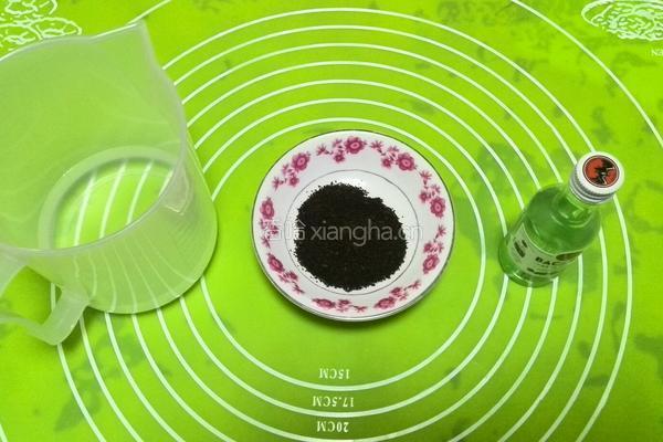 咖啡海绵蛋糕10寸的做法图解1