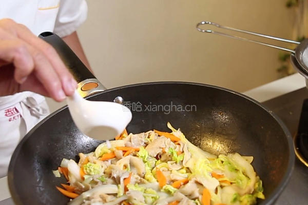 素炒平菇的做法图解8