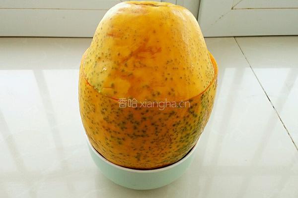 木瓜椰奶冻的做法图解7