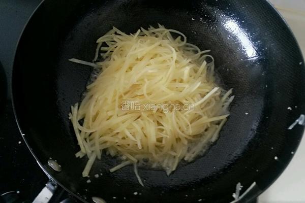 香菜土豆丝的做法图解6