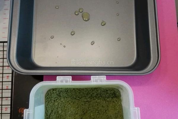 面包机低糖艾草糯米糕(全糯米青团双豆馅)的做法图解1