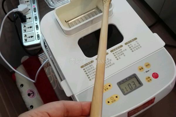 面包机低糖艾草糯米糕(全糯米青团双豆馅)的做法图解3