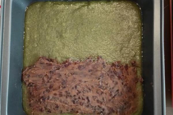 面包机低糖艾草糯米糕(全糯米青团双豆馅)的做法图解10