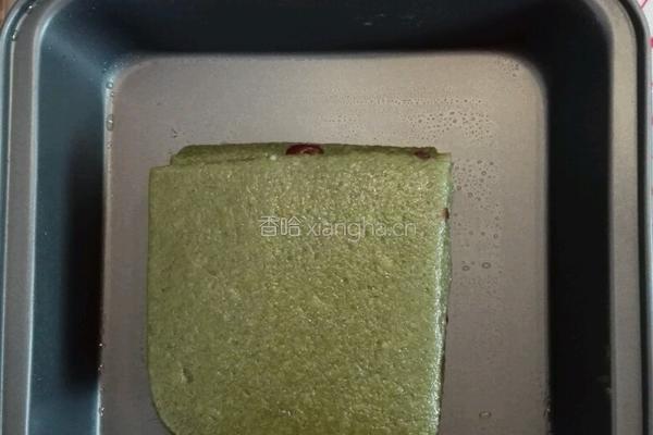 面包机低糖艾草糯米糕(全糯米青团双豆馅)的做法图解11