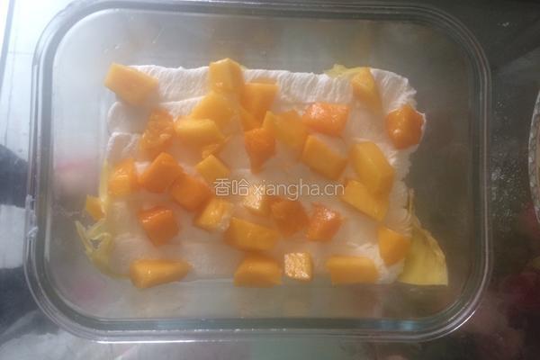 千层水果盒子蛋糕的做法图解3
