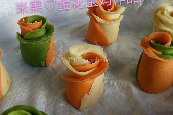 玫瑰花面包的做法图解7
