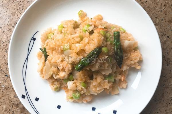 意大利鲜虾芦笋饭的做法图解32