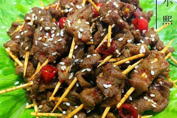 牙签牛肉的做法图解11