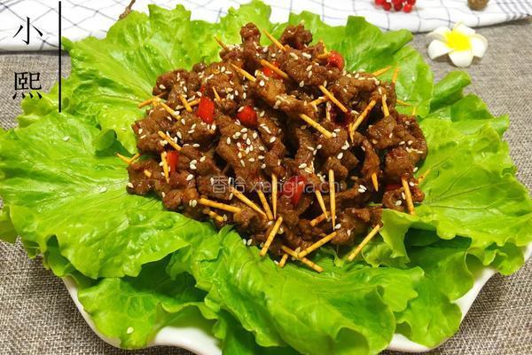 牙签牛肉的做法图解12