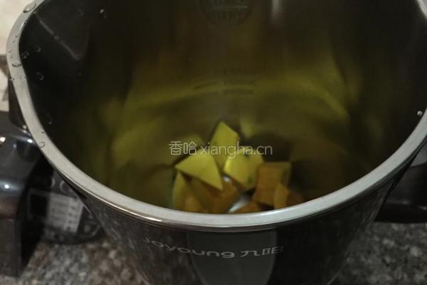 南瓜羹～豆浆机食谱的做法图解2