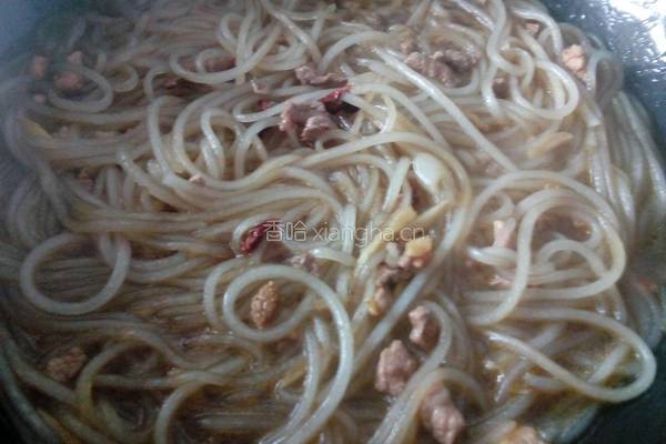 猪肉炖粉条的做法图解6