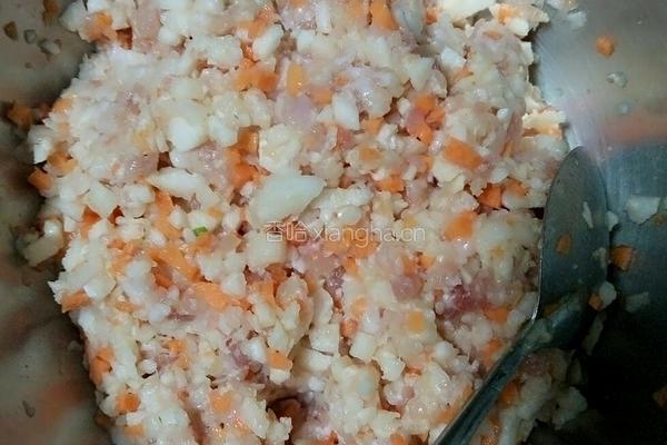 马蹄馅饺子的做法图解3