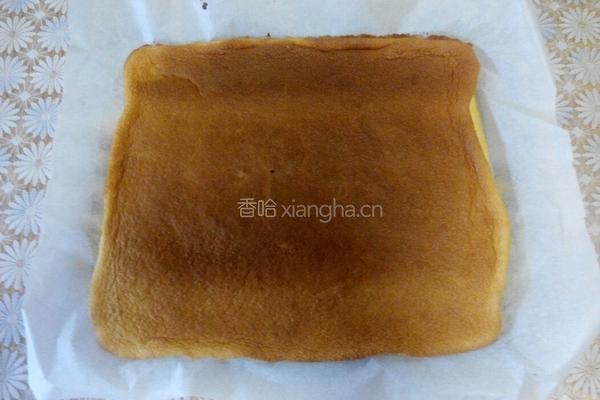 奶油黄桃蛋糕卷的做法图解20