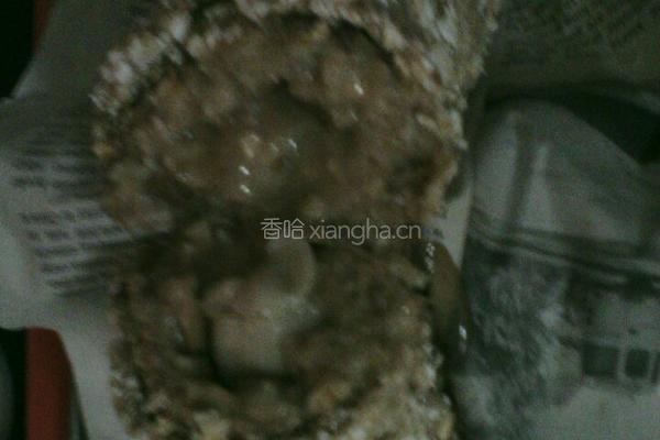 银鹭八宝粥金线虫面包（咖喱椒盐鱼泥肠）的做法图解7