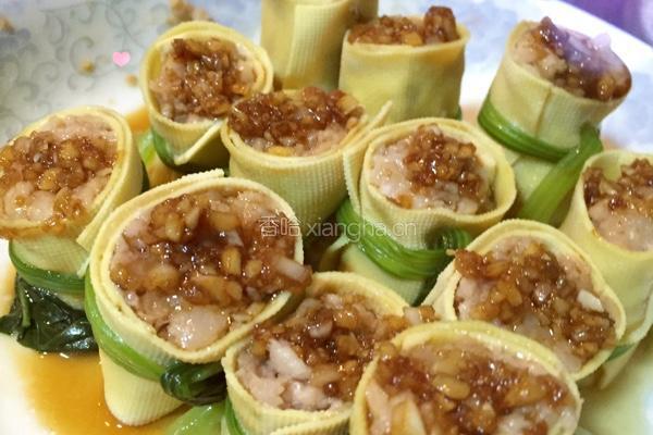 豆腐皮肉卷的做法图解5