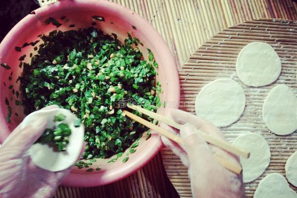 韭菜鸡蛋水饺(生鸡蛋版)的做法图解6