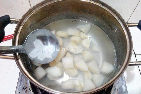 马蹄雪梨糖水的做法图解6