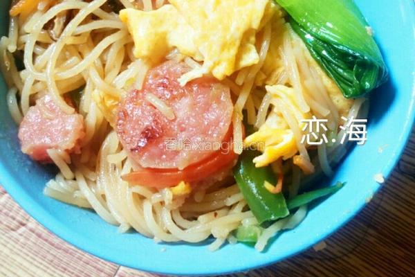 杂炒米粉的做法图解7