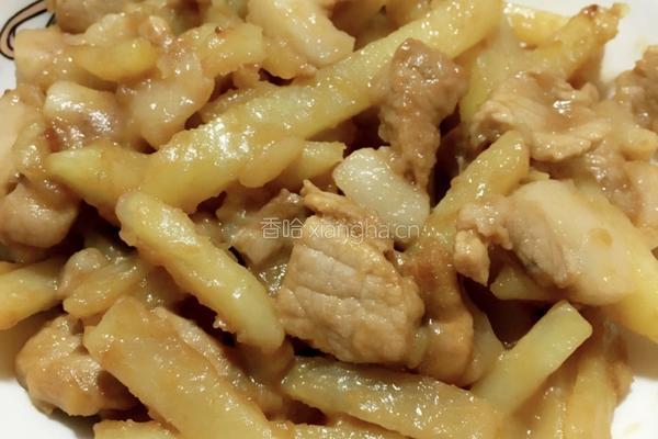 土豆炒肉的做法图解7