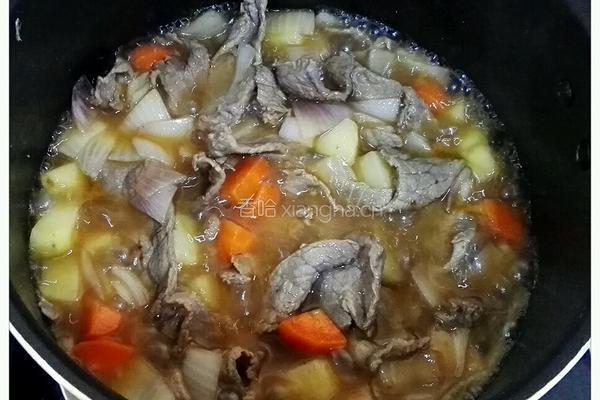 咖喱牛肉饭的做法图解7