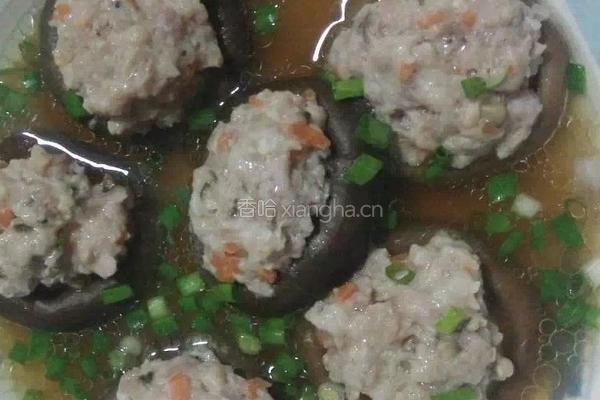香菇酿肉的做法图解5