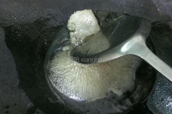 煎艾茶果的做法图解4