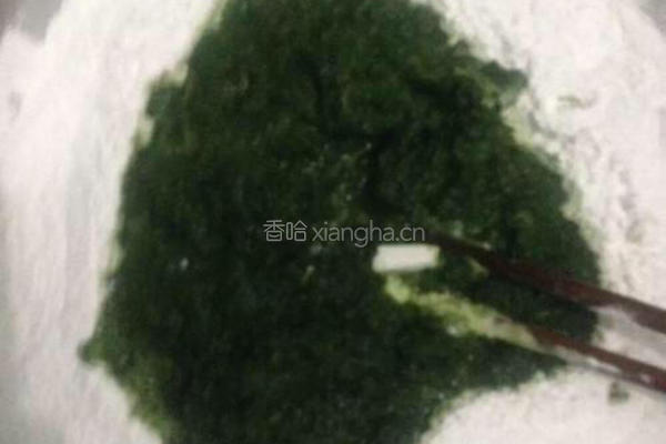 煎艾茶果的做法图解5