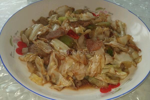 爆炒圆白菜的做法图解6