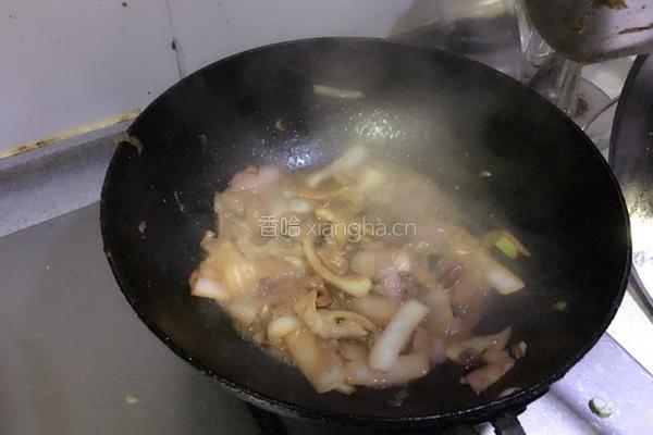 葱爆羊肉的做法图解7