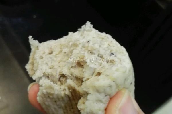 面包机自制低糖十谷米窝窝头的做法图解11