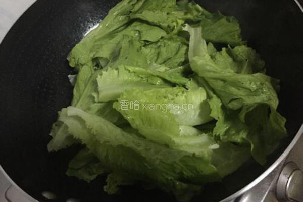 蒜蓉炒生菜的做法图解4