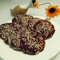 糯米紫薯饼的做法[图]