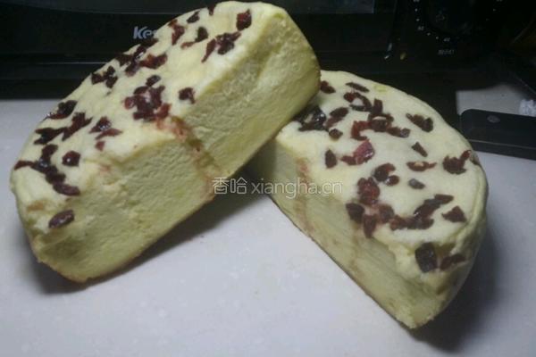 蔓越莓果粒加草莓果酱蛋糕的做法图解16