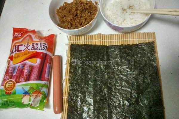 萌萌哒小熊寿司的做法图解1