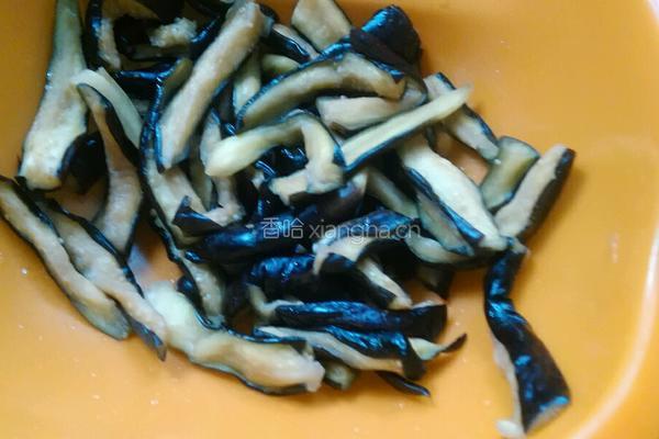 干煸茄子的做法图解5