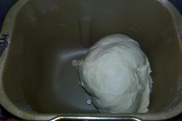 面包机版葡萄干牛奶面包的做法图解3