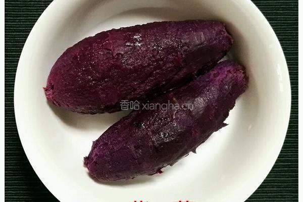 紫薯饼的做法图解1