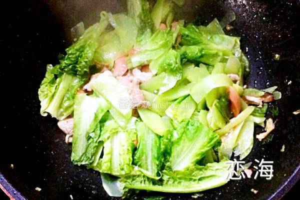 莴苣火腿炒肉的做法图解4