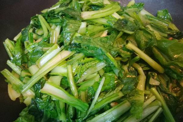 小白菜汤的做法图解3