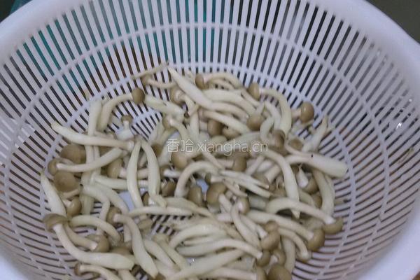 蟹味菇鲜菜汤的做法图解1