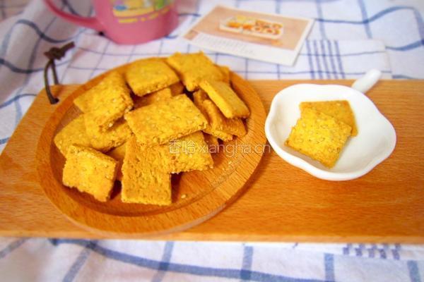 玉米芝麻脆饼的做法图解5