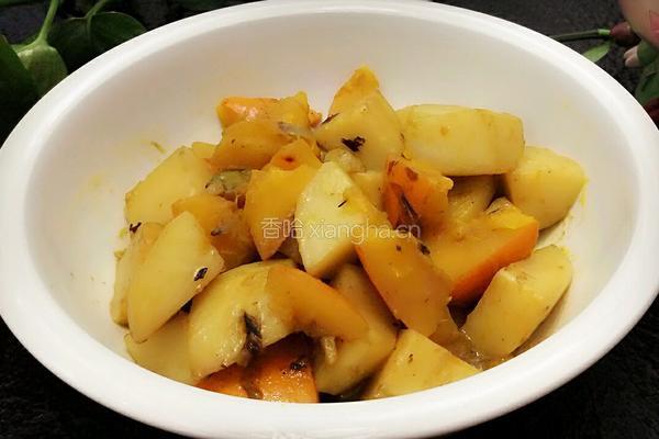 土豆炖南瓜的做法图解4