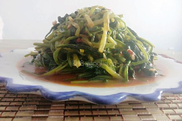 凉拌菠菜的做法图解6