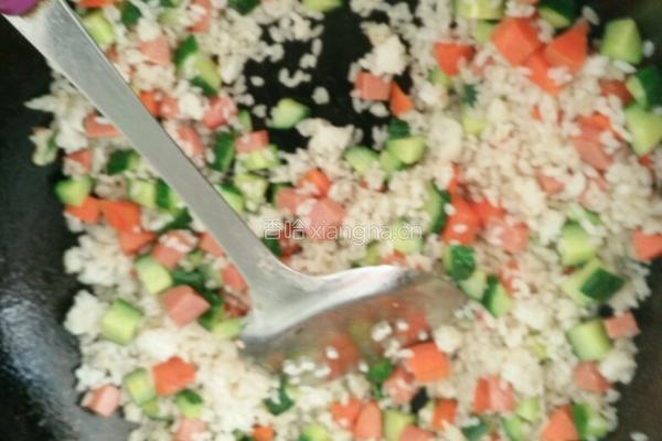 简单炒饭的做法图解6